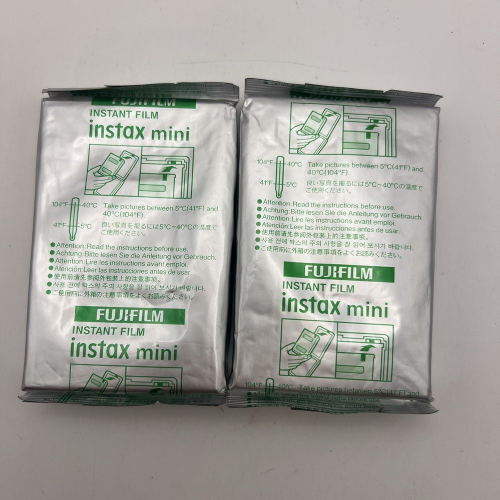 Fujifilm Instax Mini 10 Pack Instant Fujifilm Mini X2 - No Box - READ